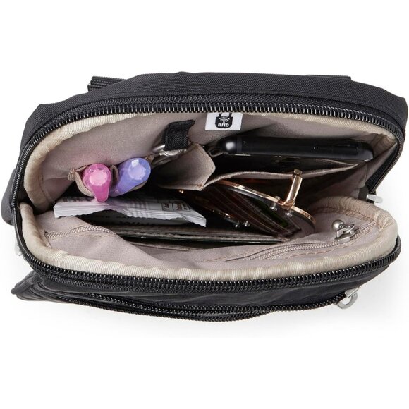 Women's Moonrock Quilt Journey Crossbody Bags 9x6 Small Lightweight Handbag - Picture 6 of 9